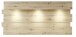Wandboard >Lewes< in Artisan Eiche - 202x93x24cm (BxHxT)