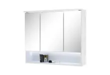 Spiegelschrank >Bella< in Weiß - 80x70x21cm...