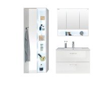 Spiegelschrank >Bella< in Weiß - 80x70x21cm...