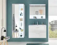 Badezimmer-Set >Bella< (3-teilig) in Weiß aus...