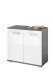 Waschbeckenunterschrank >Olivia< in Norwegische Pinie - 60x57x30cm (BxHxT)