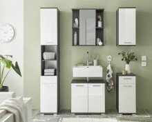 Spiegelschrank >Olivia< in Norwegische Pinie - 60x69x20cm (BxHxT)