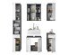 Spiegelschrank >Olivia< in Norwegische Pinie - 60x69x20cm (BxHxT)