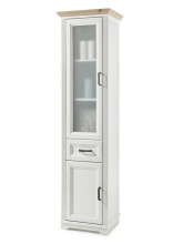 Hochschrank >Jasmin< in Pinie-Hell - 48x190x43cm...