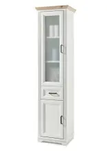 Hochschrank >Jasmin< in Pinie-Hell - 48x190x43cm...