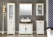 Hochschrank >Jasmin< in Pinie-Hell - 48x190x43cm (BxHxT)