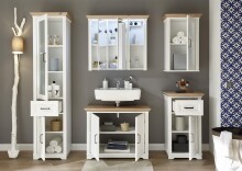 Midischrank >Jasmin< in Pinie-Hell - 83x138x43cm (BxHxT)