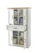 Midischrank >Jasmin< in Pinie-Hell - 83x138x43cm (BxHxT)