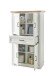 Midischrank >Jasmin< in Pinie-Hell - 83x138x43cm (BxHxT)