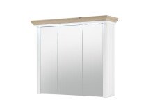 Spiegelschrank >Jasmin< in Pinie-Hell - 83x75x25cm...