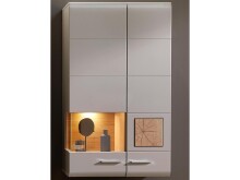 Hängevitrine >Kathlin< in Basalt aus Metall -...