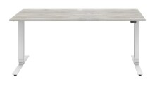 Schreibtisch in Beton Optik - 160x128x70cm (BxHxT)