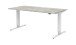Schreibtisch in Beton Optik - 160x128x70cm (BxHxT)