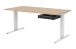 Schreibtisch in Sonoma Eiche - 160x128x70cm (BxHxT)