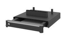 Schublade in Schwarz aus Kunststoff - 43x12,4x41cm (BxHxT)