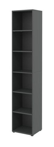 Regal in Anthrazit - 40x212,5x32,8cm (BxHxT)