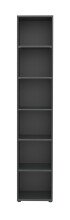 Regal in Anthrazit - 40x212,5x32,8cm (BxHxT)