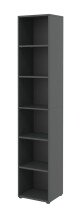 Regal in Anthrazit - 40x212,5x32,8cm (BxHxT)