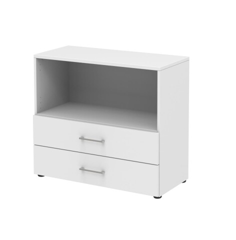 Regal in Weiß - 80x72x34,4cm (BxHxT)