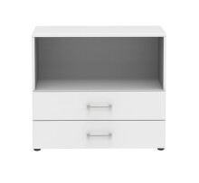 Regal in Weiß - 80x72x34,4cm (BxHxT)