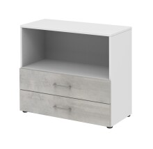 Regal in Beton Optik - 80x72x34,4cm (BxHxT)