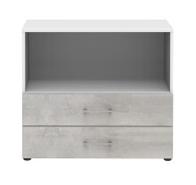 Regal in Beton Optik - 80x72x34,4cm (BxHxT)