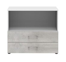 Regal in Beton Optik - 80x72x34,4cm (BxHxT)