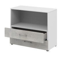 Regal in Beton Optik - 80x72x34,4cm (BxHxT)