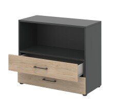 Regal in Hickory - 80x72x34,4cm (BxHxT)