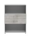 Regal in Beton Optik - 80x107,2x34,4cm (BxHxT)