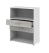 Regal in Beton Optik - 80x107,2x34,4cm (BxHxT)