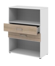 Regal in Sonoma Eiche - 80x107,2x34,4cm (BxHxT)