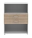 Regal in Sonoma Eiche - 80x107,2x34,4cm (BxHxT)