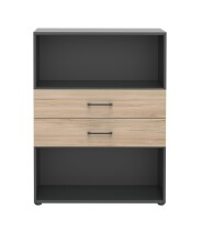 Regal in Hickory - 80x107,2x34,4cm (BxHxT)