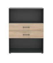 Regal in Hickory - 80x107,2x34,4cm (BxHxT)