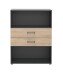 Regal in Hickory - 80x107,2x34,4cm (BxHxT)