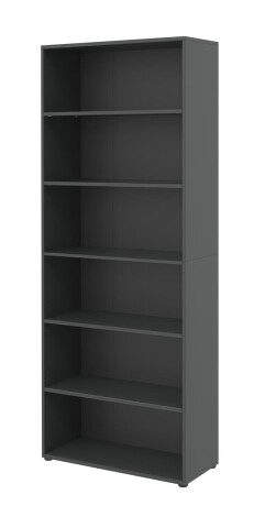 Regal in Anthrazit - 80x212,5x32,8cm (BxHxT)