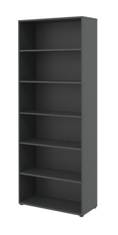 Regal in Anthrazit - 80x212,5x32,8cm (BxHxT)