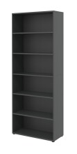 Regal in Anthrazit - 80x212,5x32,8cm (BxHxT)