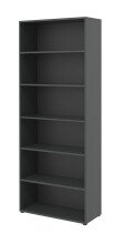 Regal in Anthrazit - 80x212,5x32,8cm (BxHxT)