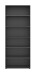Regal in Anthrazit - 80x212,5x32,8cm (BxHxT)