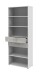 Regal in Beton Optik - 80x212,5x34,4cm (BxHxT)