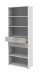 Regal in Beton Optik - 80x212,5x34,4cm (BxHxT)