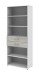 Regal in Beton Optik - 80x212,5x34,4cm (BxHxT)