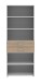 Regal in Sonoma Eiche - 80x212,5x34,4cm (BxHxT)