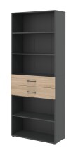 Regal in Hickory - 80x212,5x34,4cm (BxHxT)