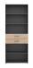 Regal in Hickory - 80x212,5x34,4cm (BxHxT)