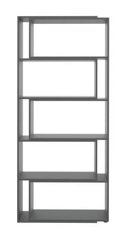 Anbauregal in Anthrazit - 150x212,8x32,8cm (BxHxT)