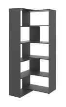 Anbauregal in Anthrazit - 150x212,8x32,8cm (BxHxT)