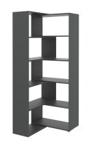 Anbauregal in Anthrazit - 150x212,8x32,8cm (BxHxT)